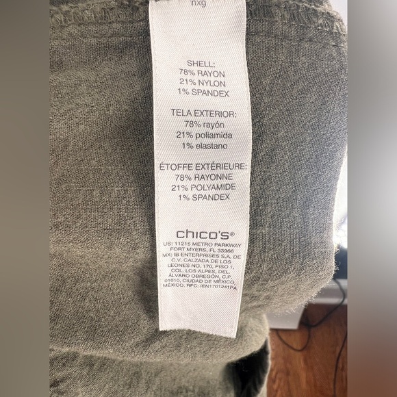 EUC Chico’s Perfect Stretch Ankle Pants - Picture 9 of 9